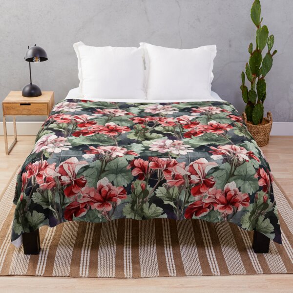 Item preview, Geraniums Aglow in Midday Sun designed and sold by TopArtsy.