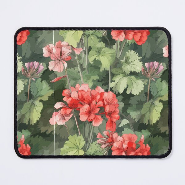 Item preview, Watercolor Geraniums: Midday Brilliance designed and sold by TopArtsy.
