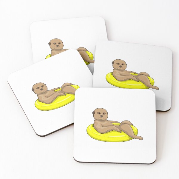 Item preview, Meerkat Swimming Lifebuoy designed and sold by Snabdesign84.