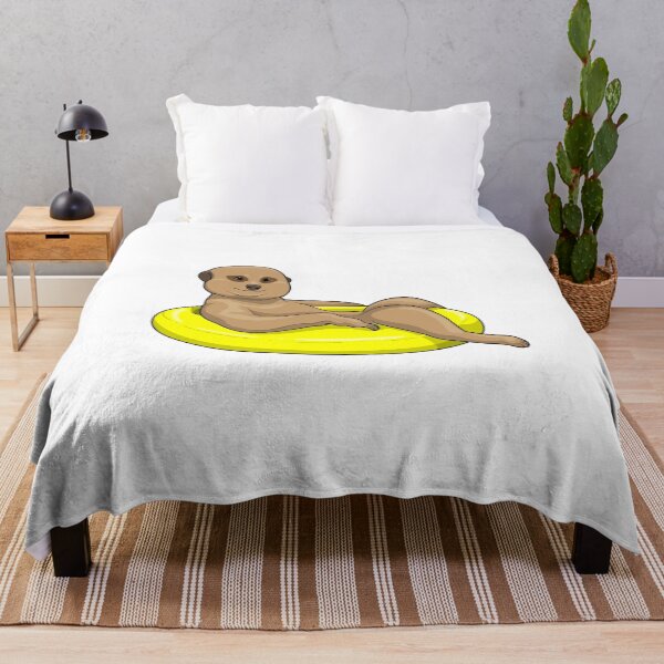 Item preview, Meerkat Swimming Lifebuoy designed and sold by Snabdesign84.