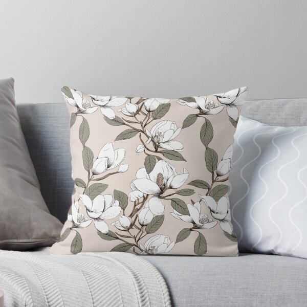 Item preview, Blooming Elegance: Magnolia Blossom Pattern designed and sold by Sleeygoy.