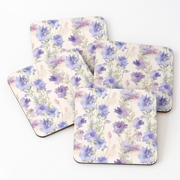Item preview, Sunlit Larkspur: Watercolor Dreamscape designed and sold by TopArtsy.