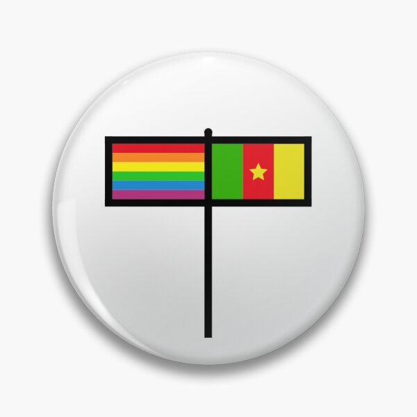 Item preview, Rainbow and Cameroonian Flag designed and sold by gayflaglover.