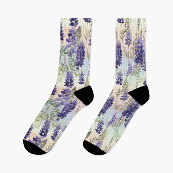 Item preview, Watercolor Lupines: Midday Enchantment designed and sold by TopArtsy.