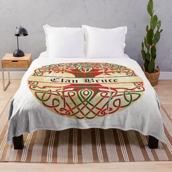 Item preview, Bruce Tree of Life Clan Scottish Surname tartan designed and sold by BagTown Clans.
