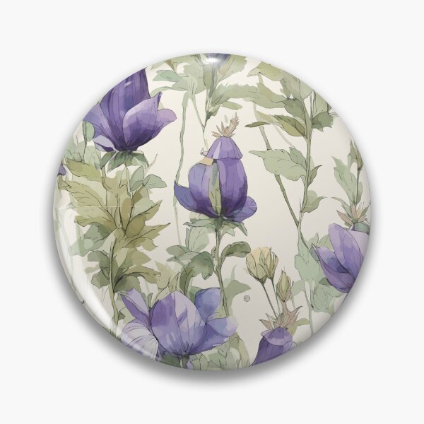 Item preview, Watercolor Monkshood: Midday  designed and sold by TopArtsy.