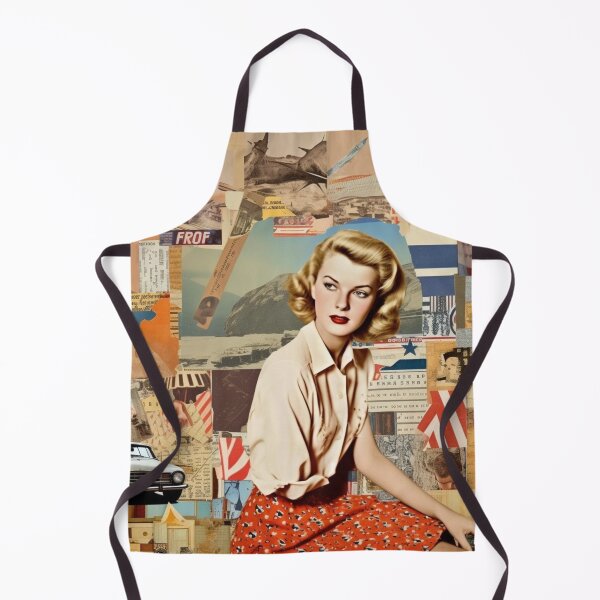 Item preview,  America Retro Vintage Patchwork of Americana Pattern Collage designed and sold by BrandonArtWorld.