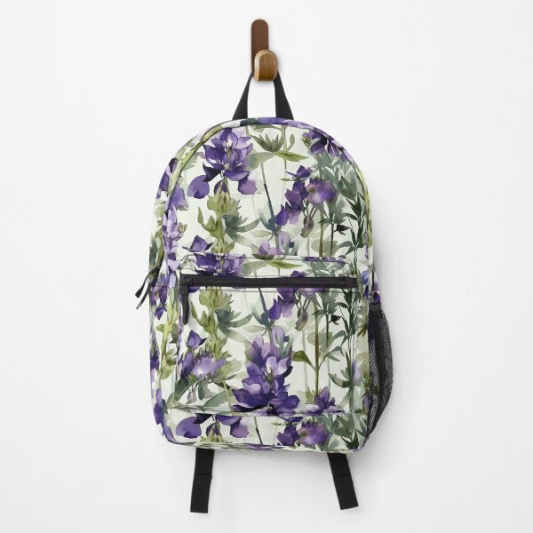 Item preview, Midday Magic: Monkshood in Watercolors designed and sold by TopArtsy.