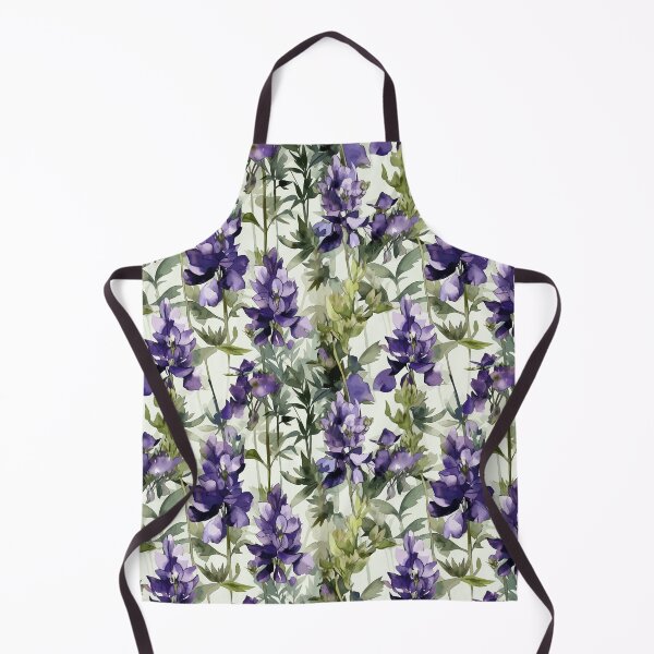 Item preview, Midday Magic: Monkshood in Watercolors designed and sold by TopArtsy.