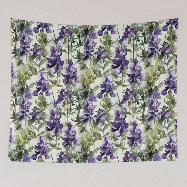Item preview, Midday Magic: Monkshood in Watercolors designed and sold by TopArtsy.