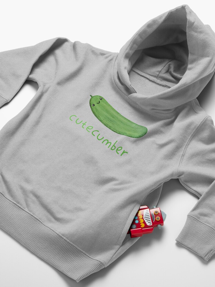 Alternate view of Cutecumber Toddler Pullover Hoodie