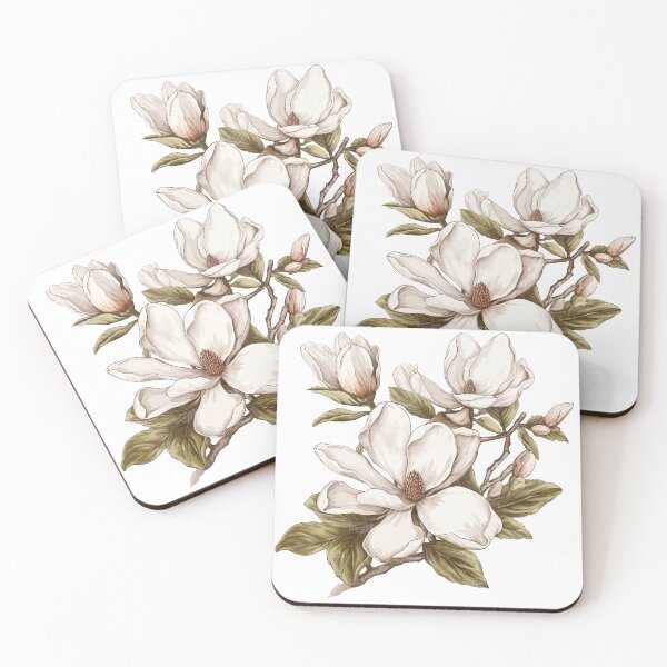 Item preview, Blooming Elegance: Magnolia Blossom Pattern designed and sold by Sleeygoy.