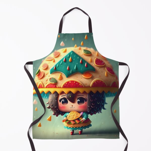 Item preview, It’s raining Tacos Kawaii girl designed and sold by WhatTheTrendsDo.