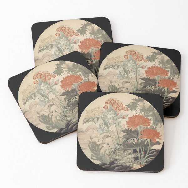 Item preview, Vintage Japanese illustration of Flowers designed and sold by Happy Mood Design.