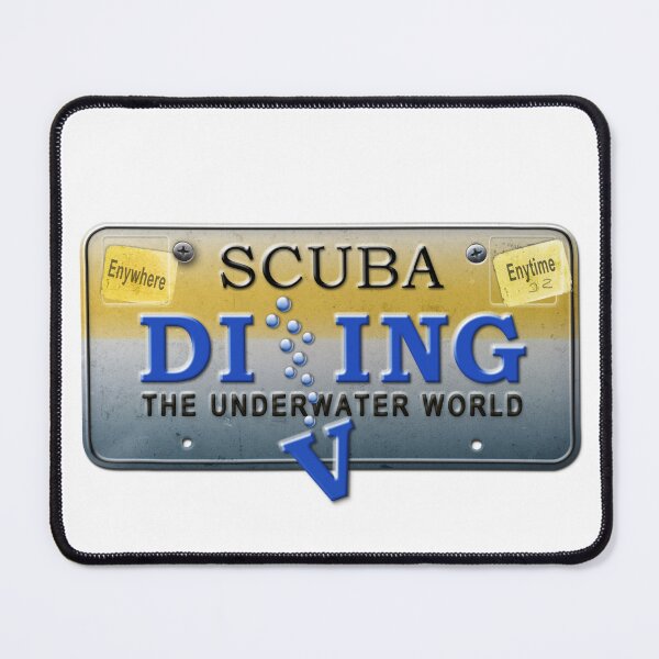 Item preview, Diving car plate T-shirt   for SCUBA divers designed and sold by Shlomo Cohen.
