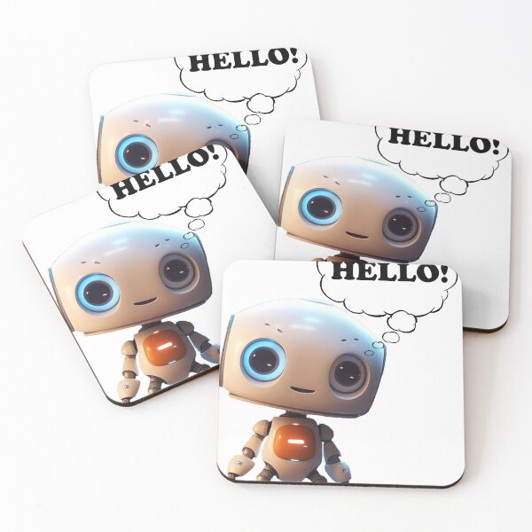 Item preview, A funny robot says hello designed and sold by Krisekk.