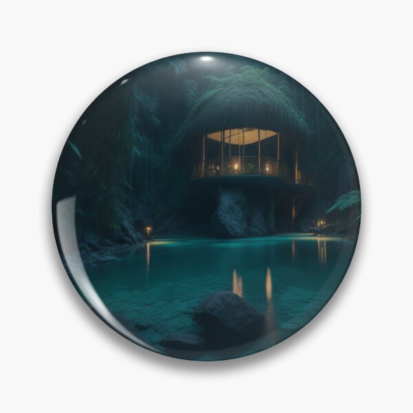 Item preview, Serene Jungle Oasis / Tropical Landscape designed and sold by TshirtWing.