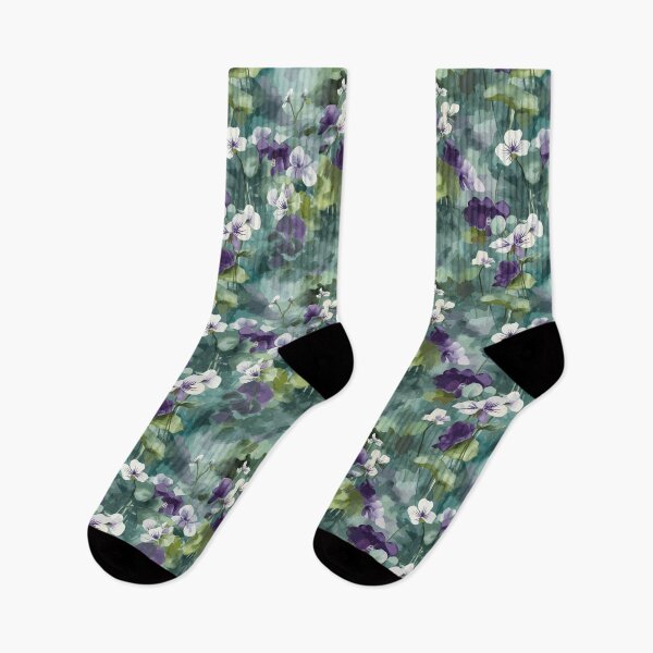 Item preview, Violets in Watercolor: Midday Serenity designed and sold by TopArtsy.