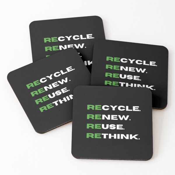 Item preview, Recycle Renew Reuse Rethink designed and sold by phoebemakesart.