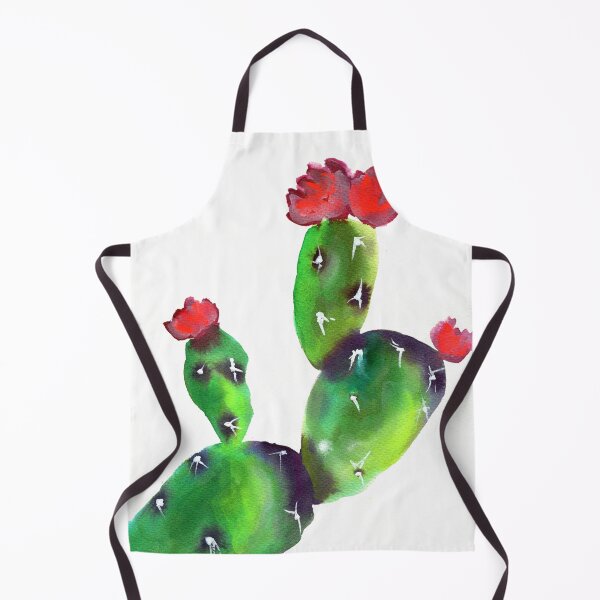 Item preview, Neon flowering cactus watercolor painting designed and sold by AnissaF.