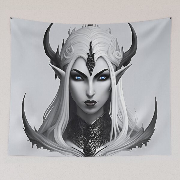 Artikelvorschau, Dark Fantasy Female Marbleborn Character 05 entworfen und verkauft von Inspire-Imagery.