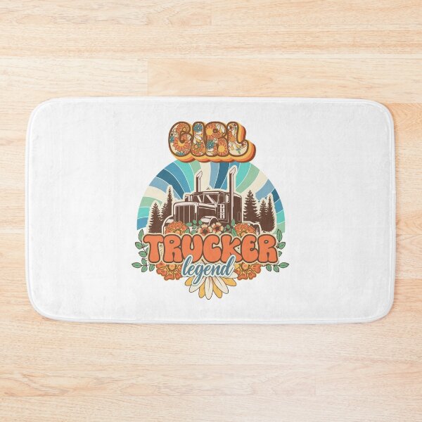 Item preview, Groovy trucker girl female driver quote Trucker legend designed and sold by HomeCoquette.