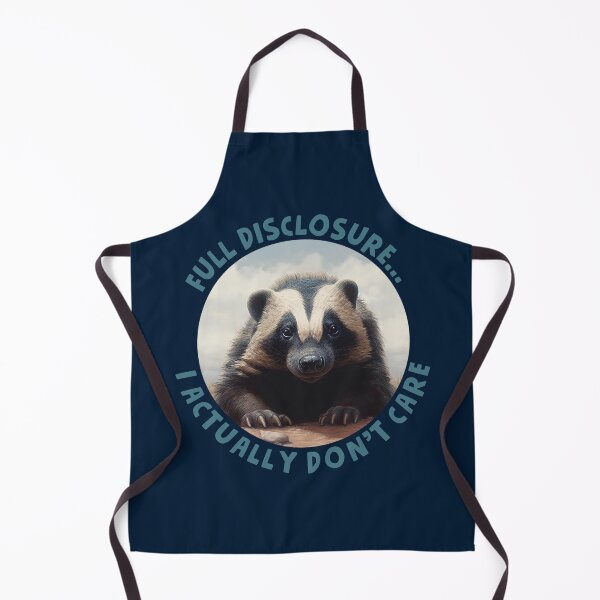 Item preview, Honey Badger Doesn't Care designed and sold by Monochrome-Dog.