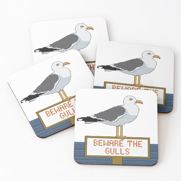 Item preview, Seagull - Beware the Gulls designed and sold by JadeMadeThis.