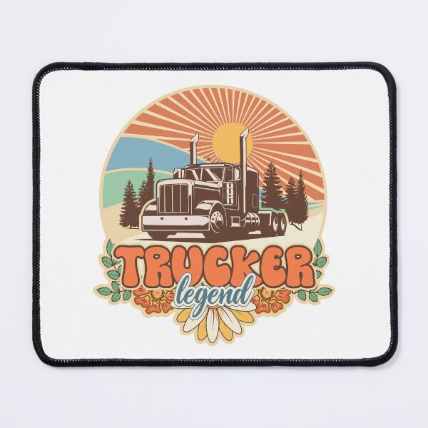 Item preview, Groovy trucker girl female driver quote Trucker legend designed and sold by HomeCoquette.