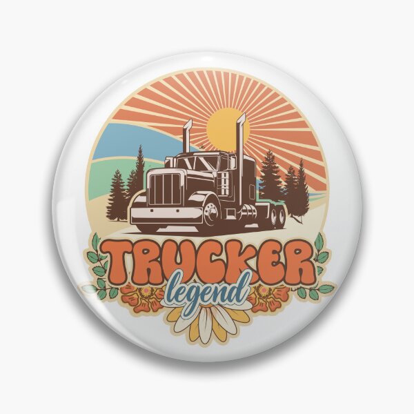 Item preview, Groovy trucker girl female driver quote Trucker legend designed and sold by HomeCoquette.