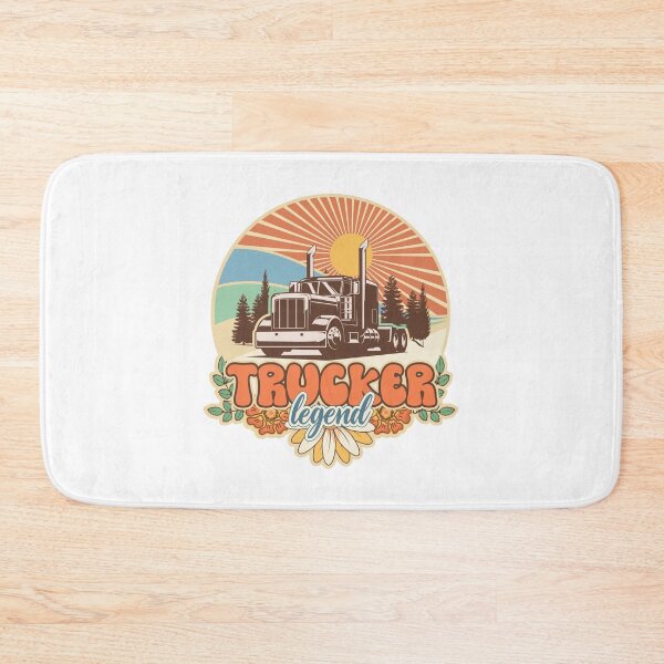 Item preview, Groovy trucker girl female driver quote Trucker legend designed and sold by HomeCoquette.