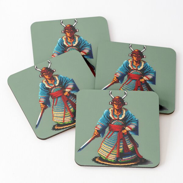 Item preview, Samurai lady in pixel art designed and sold by brandway.
