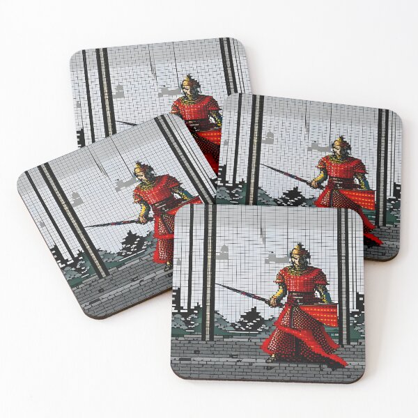Item preview, Pixel art red samurai designed and sold by brandway.