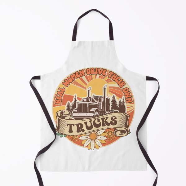 Item preview, Groovy trucker girl female driver quote Real women drive their own trucks designed and sold by HomeCoquette.