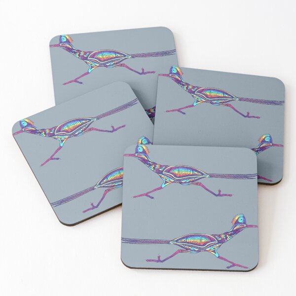 Item preview, Rainbow Roadrunner  Summer song color background designed and sold by Caummon Thread.