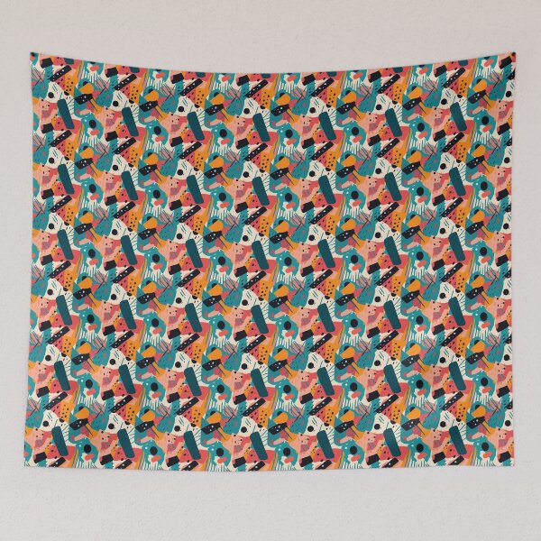 Item preview, Get groovy with our 90s-inspired Shapes design designed and sold by PatternStream.