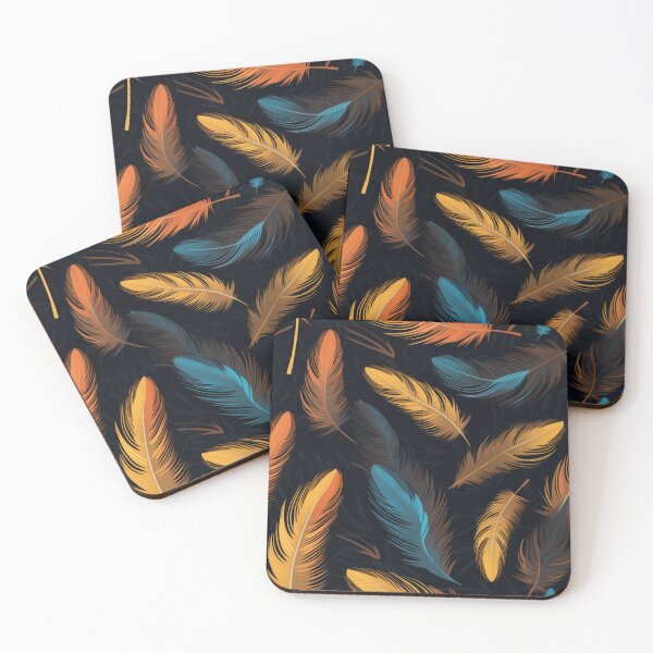 Item preview, A Bird Feather Pattern designed and sold by StudioRedKoala.