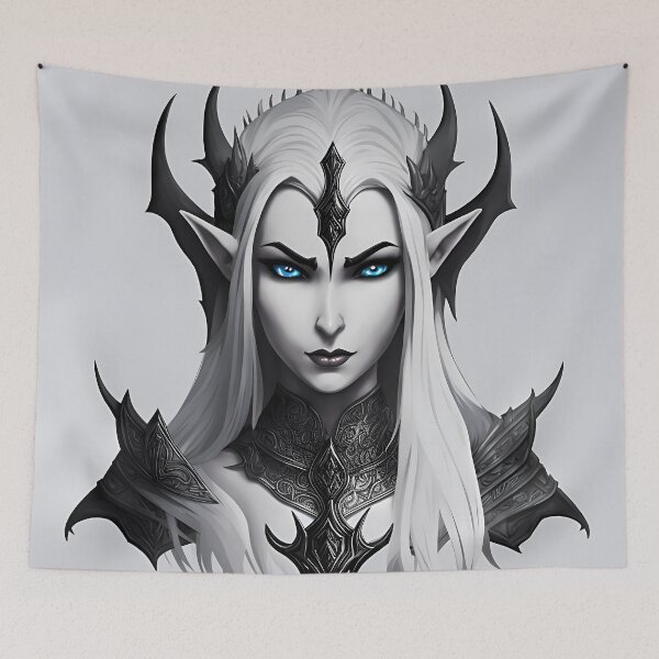 Artikelvorschau, Dark Fantasy Female Marbleborn Character 09 entworfen und verkauft von Inspire-Imagery.