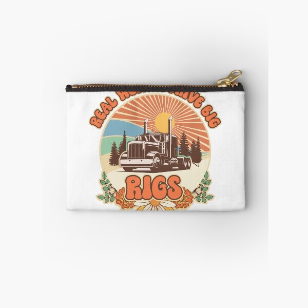 Item preview, Groovy trucker girl female driver quote Real women drive big rigs designed and sold by HomeCoquette.
