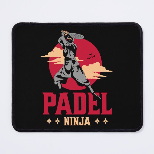 Item preview, Padel Ninja Samurai Japanese with Racket Paddle Tennis designed and sold by grinta2021.