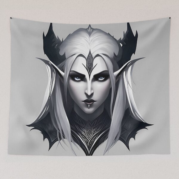Artikelvorschau, Dark Fantasy Female Marbleborn Character 11 entworfen und verkauft von Inspire-Imagery.