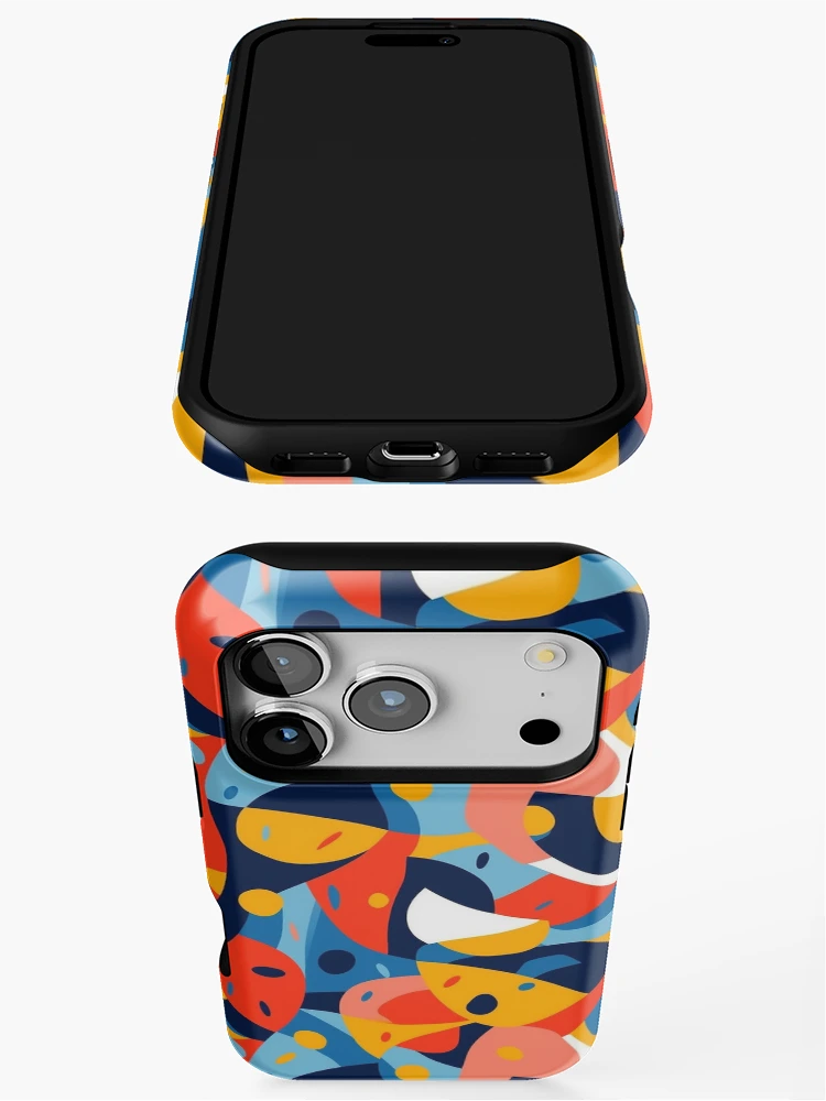 Thumbnail 3 of 4, iPhone Case, Geometric Beauty: Sharp Shapes Design by Pattern Stream designed and sold by PatternStream.