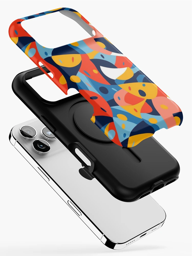 Thumbnail 2 of 4, iPhone Case, Geometric Beauty: Sharp Shapes Design by Pattern Stream designed and sold by PatternStream.