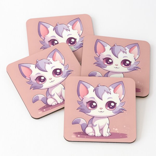 Item preview, Kawaii Pink-eyed Cat: Sweetness and Cuteness designed and sold by Neuronexia.
