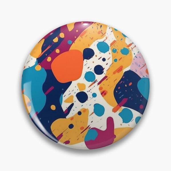 Item preview, Colorful Splatter Shapes - Expressive Abstract Design by Pattern Stream designed and sold by PatternStream.