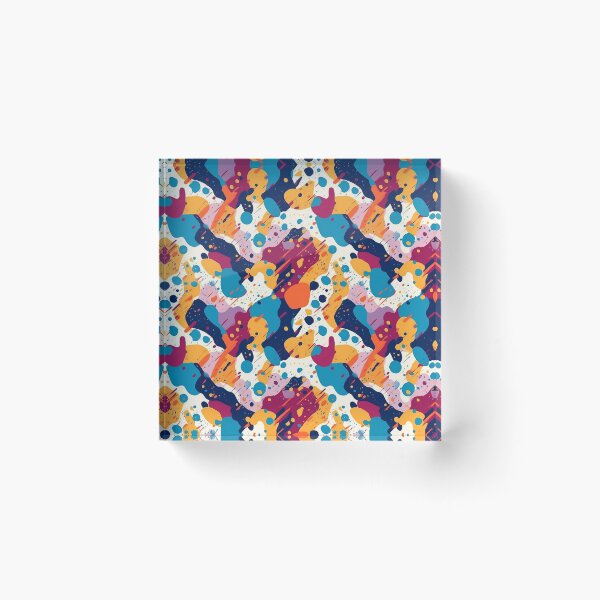 Item preview, Colorful Splatter Shapes - Expressive Abstract Design by Pattern Stream designed and sold by PatternStream.