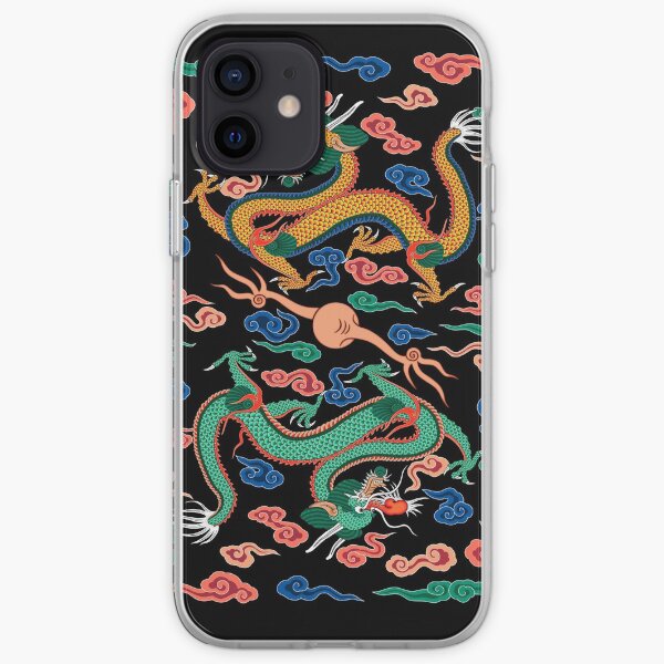 Sungnyemun Dragons coréens Coque souple iPhone