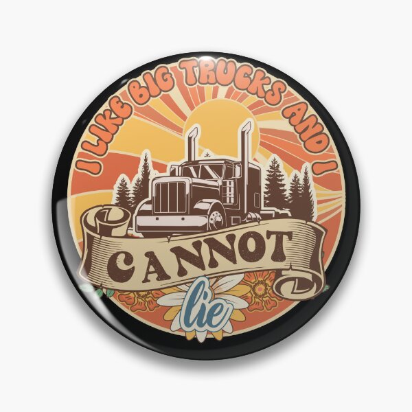 Item preview, Groovy trucker girl female truck driver quote I like big trucks and I cannot lie designed and sold by HomeCoquette.