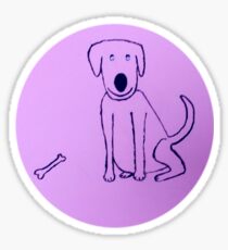 Dog - Chien - Martin Boisvert Sticker