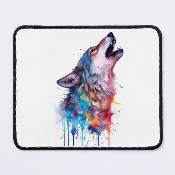Item preview, Howling wolf designed and sold by Rosaliartbook.